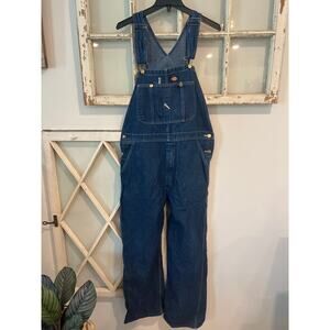 Dickies mens denim overalls size 34x30